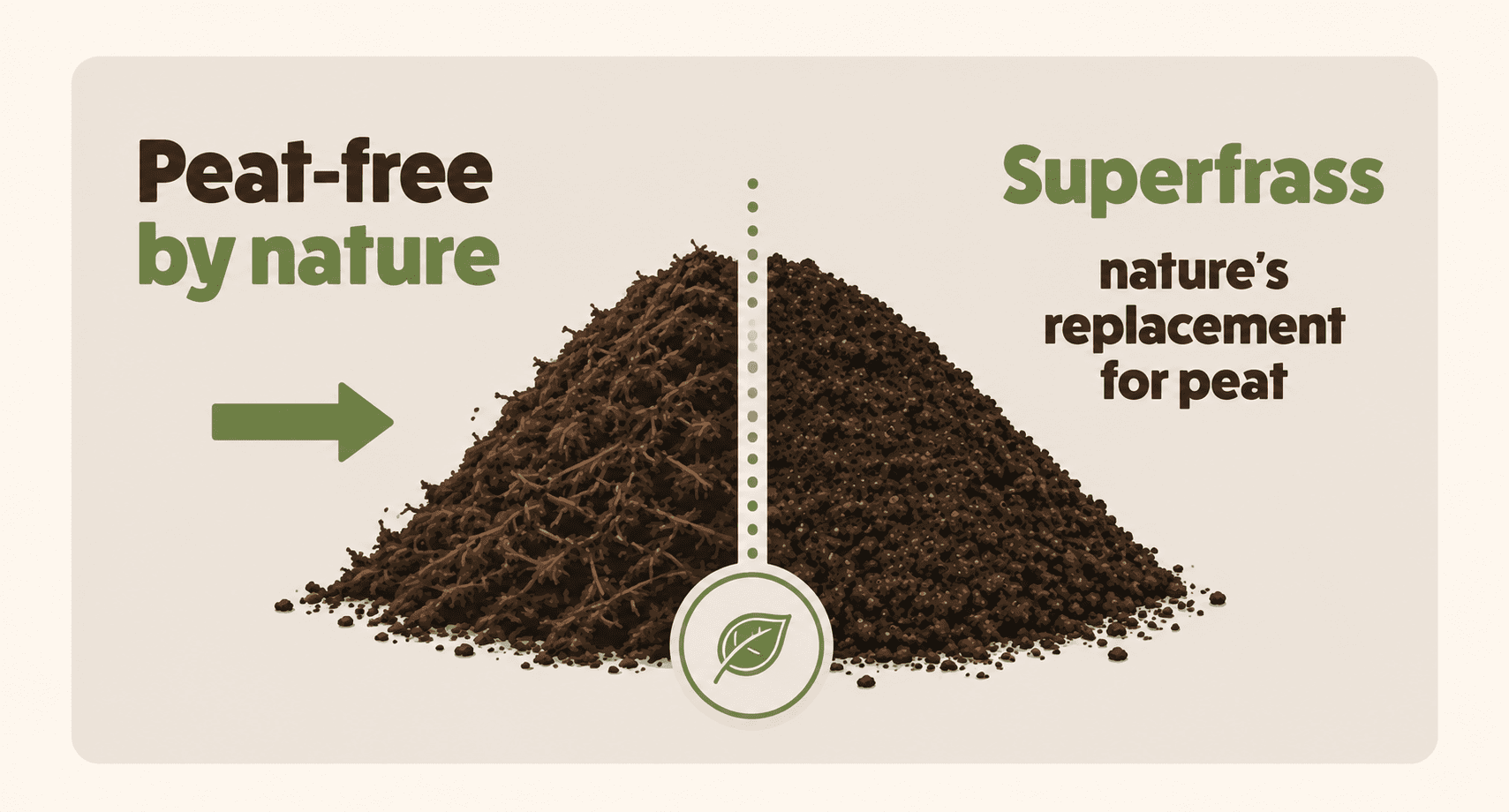 Superfrass added to a peat-free compost blend for garden soil improvement